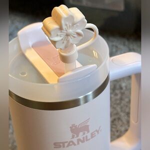 2 Pack Stanley straw toppers cherry blossom